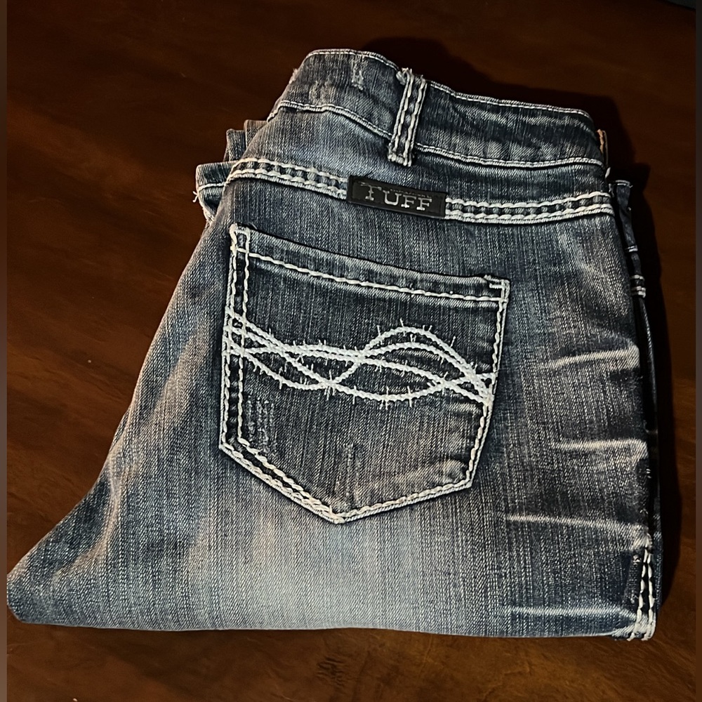 Cowgirl Tuff  Twisted Jeans. Size: 30 Length: 35